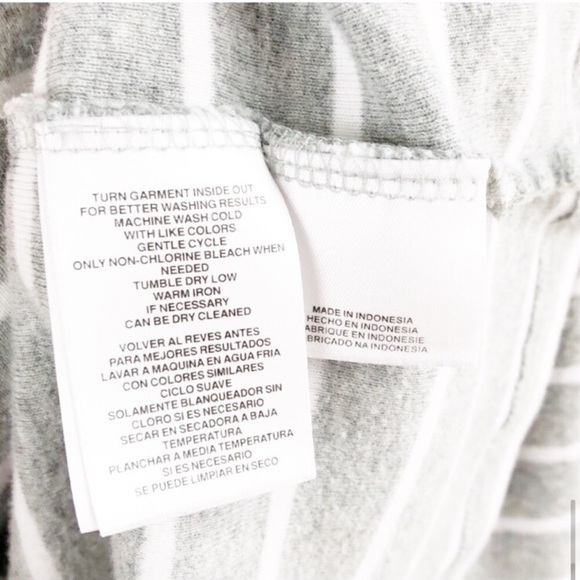 Jones New York light gray striped sweater - Picture 6 of 7